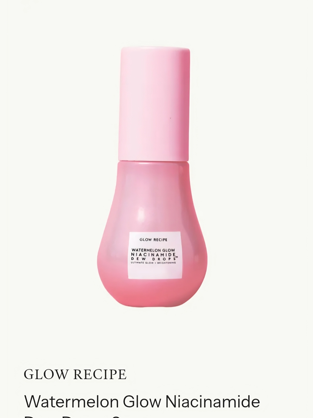 Glow Recipe Pink Dewy Serum Bottle